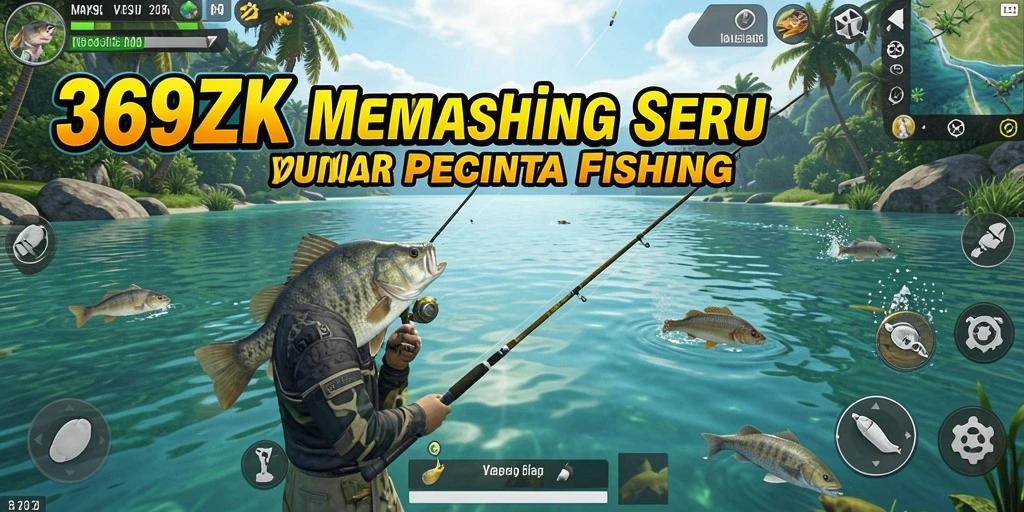 Tampilan screenshot 369ZK menampilkan aktivitas memancing yang seru.