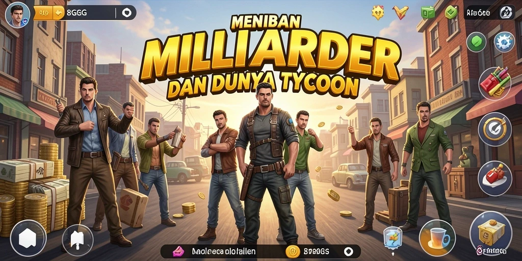 Tampilan gameplay menarik dalam dunia Tycoon 8G8G.