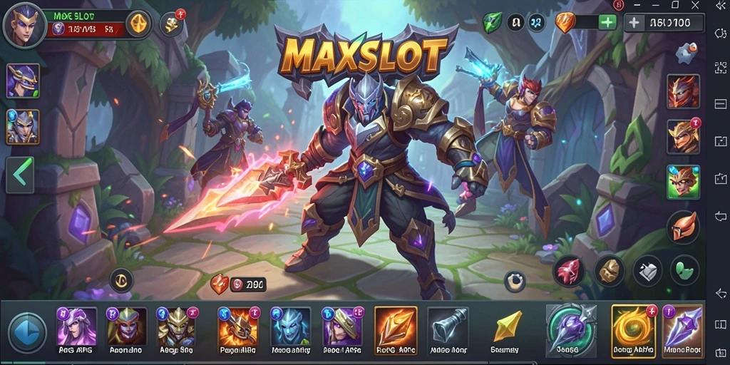 Tampilan menarik saat bertempur dalam game ARPG.